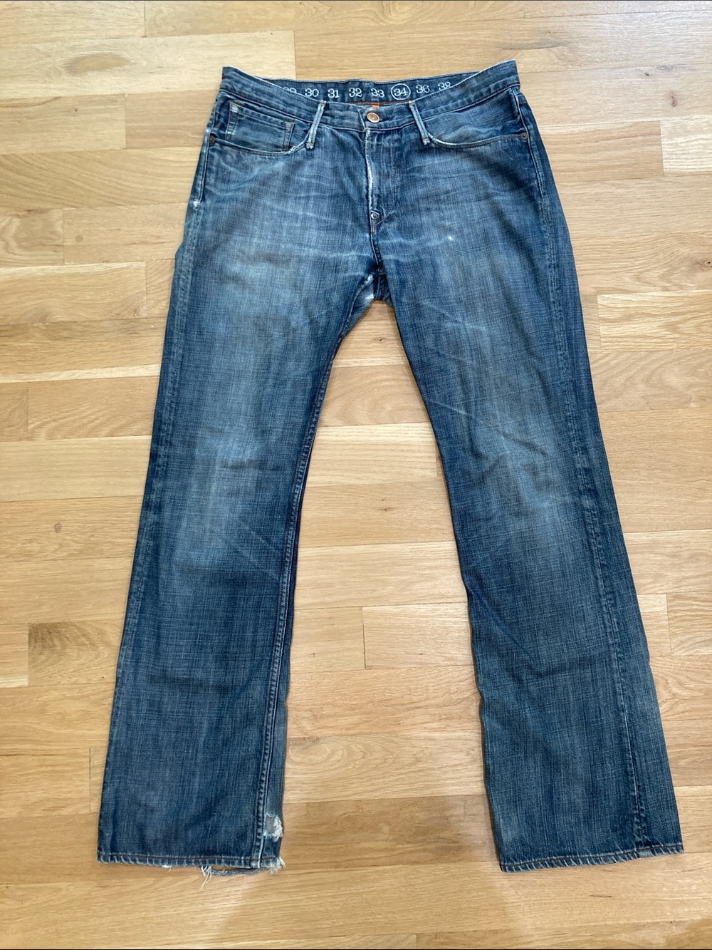 Earnest Sewn Men's Blue Jeans size 34